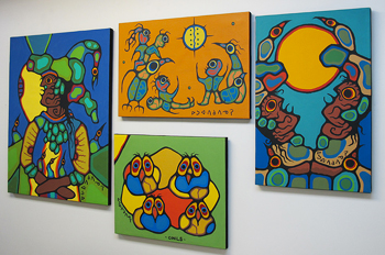 canvas stretching samples